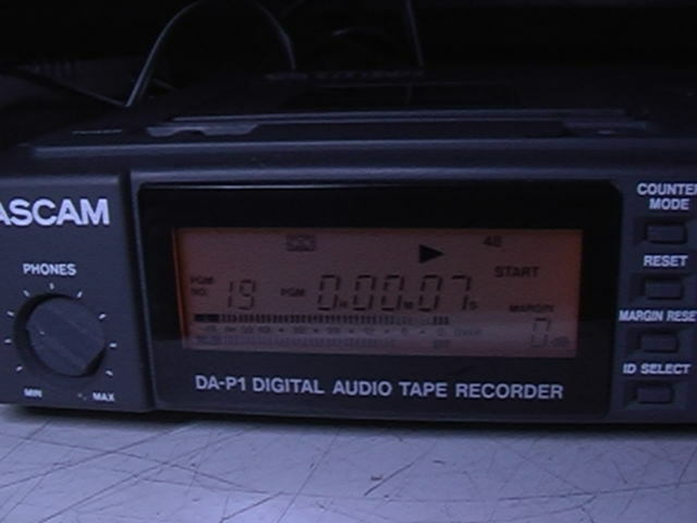 Tascam DA-P1 professional portable dat machine. Fully