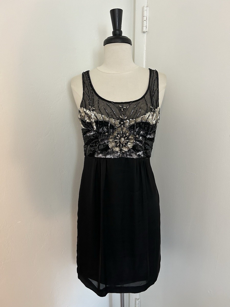 sue wong nocturne black beaded dress Soutache 38 Excellent condition SUE WONG dress Nocturne black