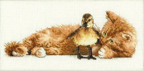 Dimensions NeedleCrafts Gold Petite Collection Cross Stitch, Furry Friends