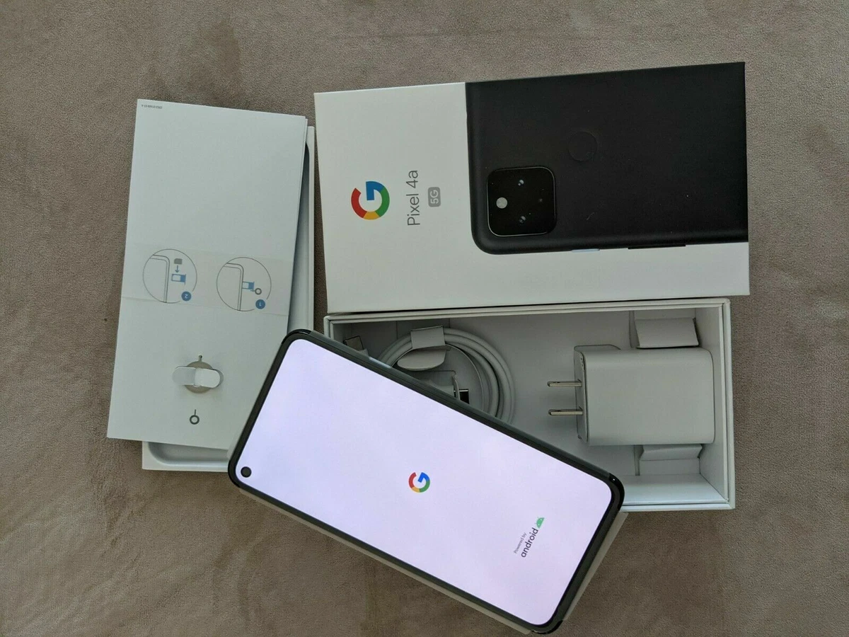 Google Pixel 4a 5G GA01311 - 128GB - Just Black (Google Unlocked