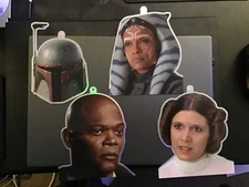 2024 Topps Chrome Star Wars Super Box Exclusive Head's Up die-cut pick a card