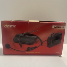 Memorex Wireless Headset Microphone Mka382 New Never Used Original Box (8)