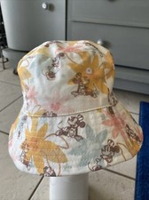 2022 Disney Parks Minnie Mouse Floral Bucket Sun Hat NWT Adult