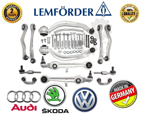 LEMFORDER CONTROL ARMS WISHBONE SET Audi A6 A4 Passat B5 LIFT RS4 Skoda SuperB