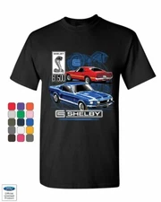 Ford Mustang Shelby GT500 T-Shirt American Classic Shelby Cobra Mens Tee Shirt