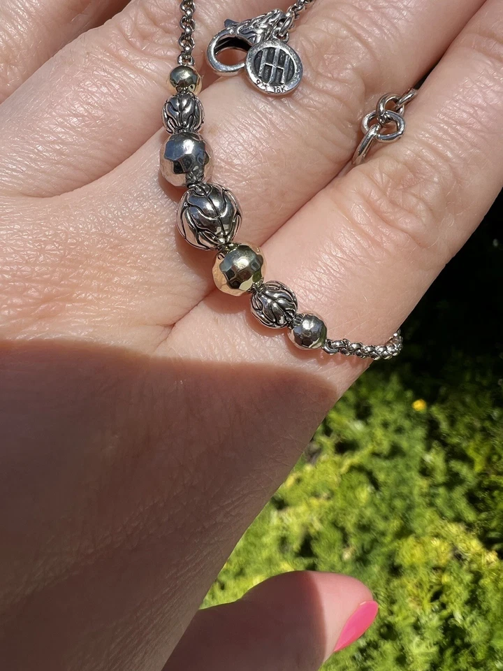 PULSERA JOHN HARDY CLÁSICA CADENA ORO AMARILLO 18K Y PLATA DE LEY Foto 2 de 4