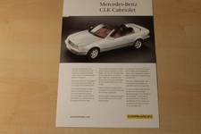 70383) Karmann Mercedes CLK Cabrio W208 Prosp...