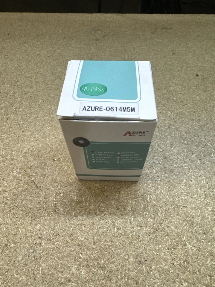 Azure Photonics AZURE-0614M5M 5 Mega-Pixel Fixed Focus Manual IRIS C Mount 6mm - Image 3 of 4