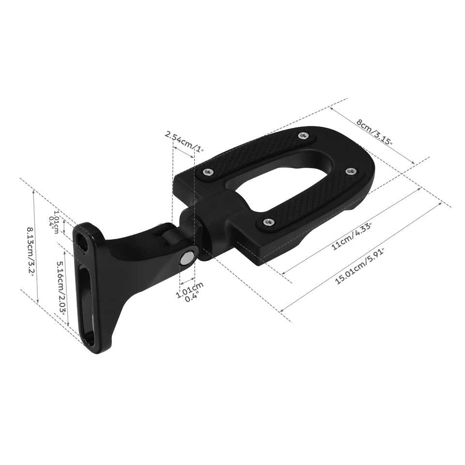 Clavijas y soportes para pies de pasajero aptos para Harley Electra Street Road Glide 1993-up EE. UU. Foto 3 de 4