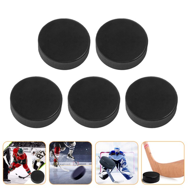 5pcs Sportpuck für das Üben von Gummi -Eishockey -Pucks -Pucks (schwarz) 5pcs Sportpuck für das Üben von Gummi -Eishockey -Pucks -Pucks (schwarz)