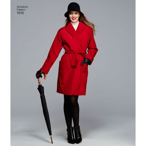 Simplicity Sewing Pattern 1015 Misses 6-14 Lined Coats or Jackets in 4 Styles - Picture 7 of 7