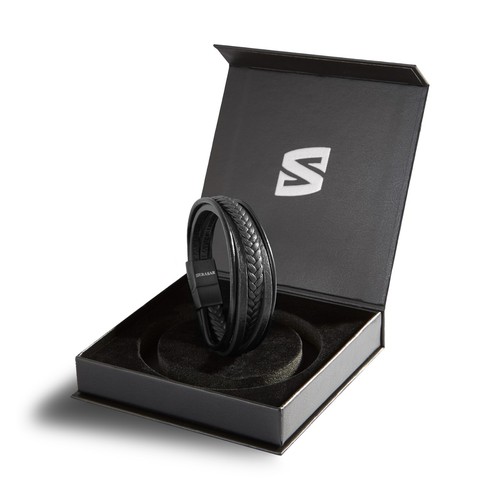 SERASAR, Lederarmband „Braid“ für Männer, Perfektes Geschenk für Vater - Picture 6 of 17