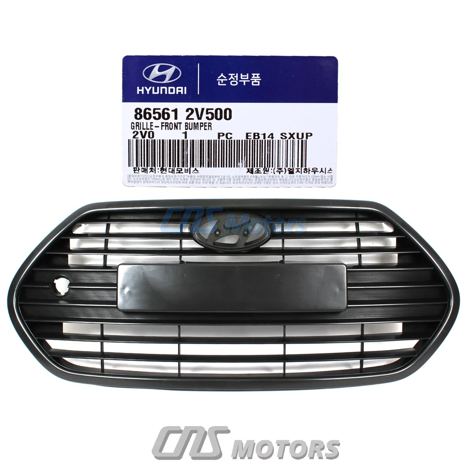 GENUINE Radiator Grille & Cover for 2013-2017 Hyundai Veloster Turbo 865612V500 - Image 3 of 4