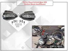 Fits For Royal Enfield Bear 650 Carbon Black Handguard Pair Set
