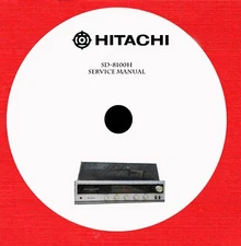 Service manual on dvd, pdf format, for Hitachi audio recorder by model
