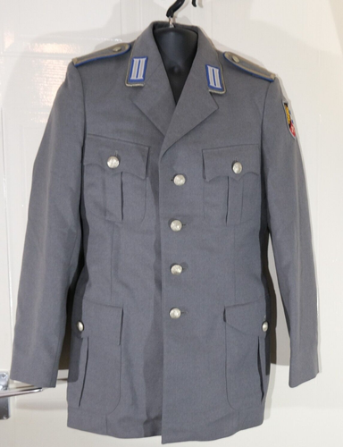 Chaqueta de oficiales del ejército alemán temprano túnica abrigo militar gris vintage
