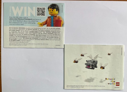 LEGO Brickheadz MANUALS ONLY - choose from list - Picture 51 of 73