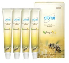 Atomy Propolis Toothpaste Oral Care Green Tea Extract Set 50g X 4 - Travel Size