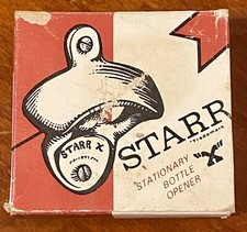 Starr X Soda Bottle Opener Metal Brown Co. Made in the USA