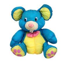 11 VINTAGE DAN DEE NYLON BLUE + YELLOW MOUSE ...