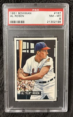 1951 Bowman Al “Flip” Rosen #187 PSA 8 | eBay
