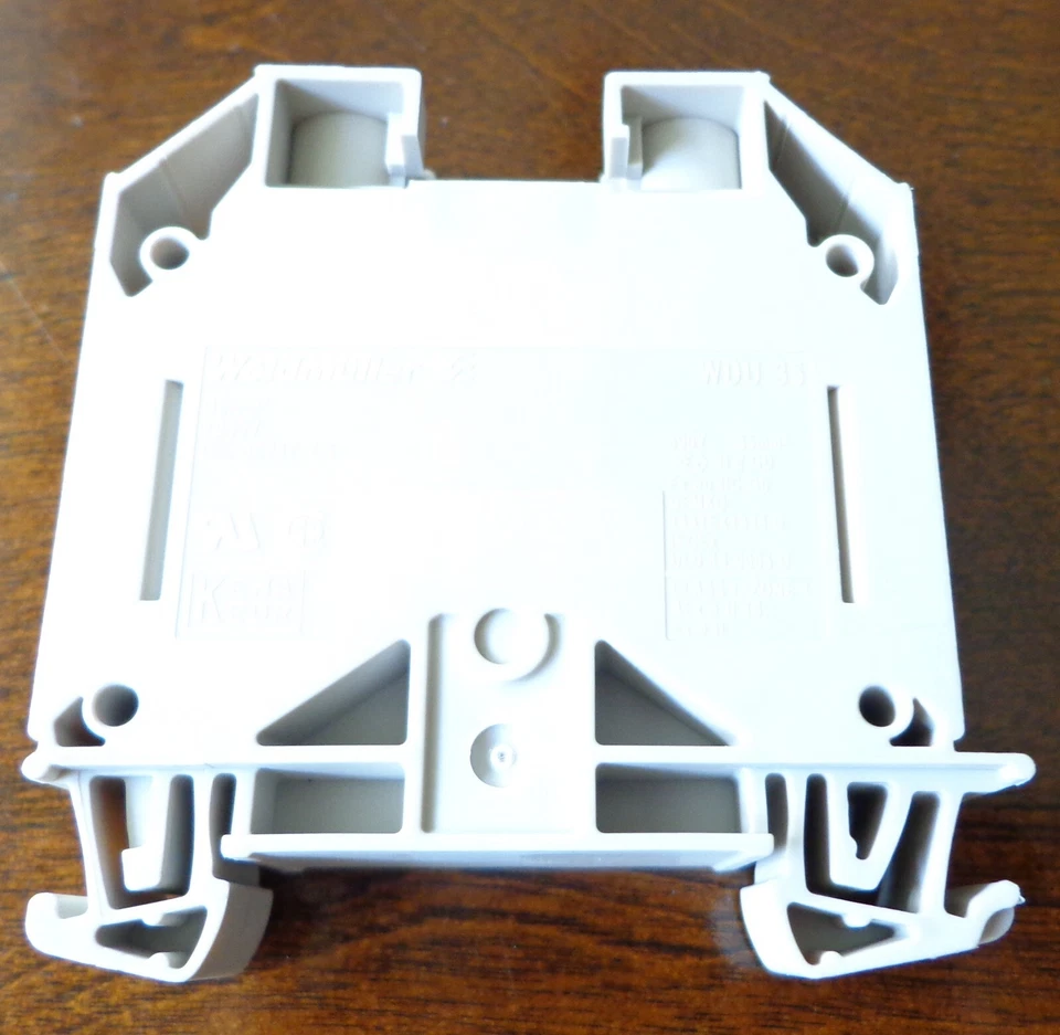 Weidmuller 1020500000 Terminal Block, WDU 35 Beige 12-1/0AWG, Brand new!! - Image 4 of 4