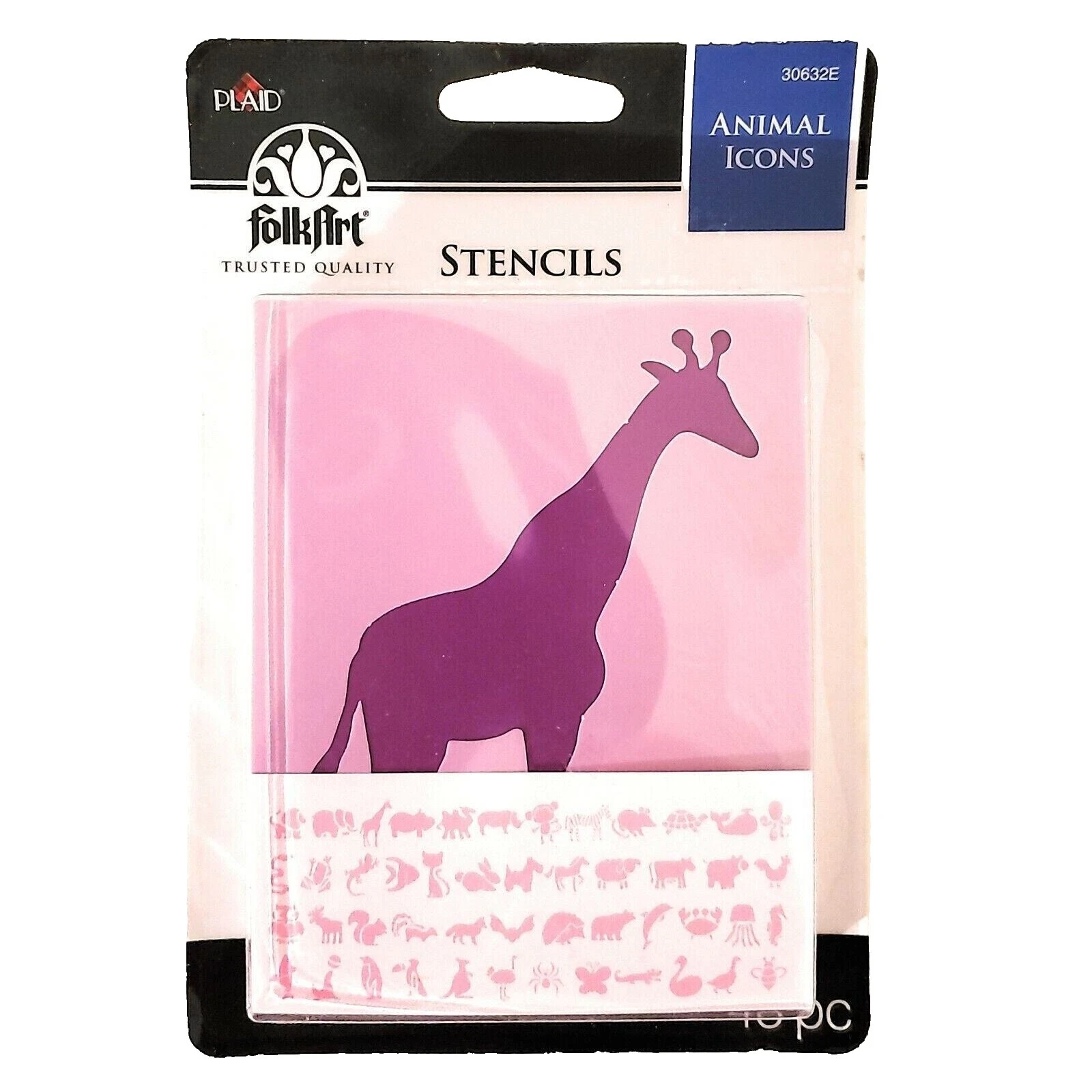 Plaid plantillas para pintura TOLE y decorativa