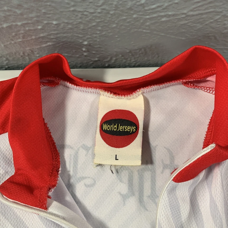 World Jersey Men’s US Constitution We The People 3/4 Zip Cycling Jersey Sz L - Image 3 of 4