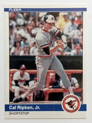 Cal Ripken Jr. 1984 Fleer #17 Baltimore Orioles Baseball