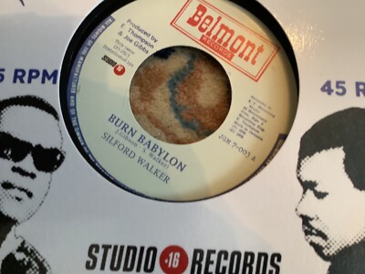 Wilford Walker , Burn Babylon    , 7'' Belmont