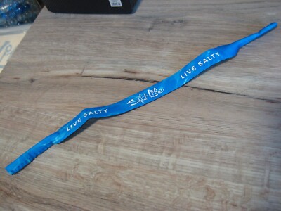 Salt Life Sunglasses Eyewear Retainer 15'' Neoprene Holder Strap- Blue Live Salty
