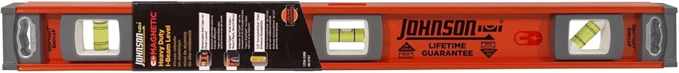 I-Beam Level 24", Magnetic, Heavy-Duty, Aluminum - Johnson 1254-2400 (3-Pack) - Image 2 of 4
