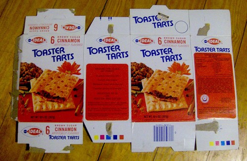 RARE vintage 1970s ACME IDEAL Toaster Pastries box supermarket GENERIC Pop Tarts