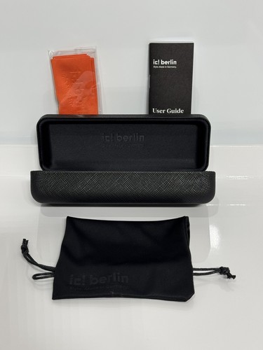 Gafas de sol IC Berlin Bloc neón mate negro plata espejo polarizado 57 mm - Imagen 8 de 8