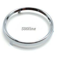 Cornice cromata tachimetro contachilometri Fiat 500 F R Giardiniera D'epoca 