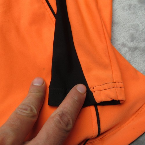 Canari Cycling Jacket Womens Small Orange Colorblock Snowflake Full Zip Fade - Picture 11 of 14