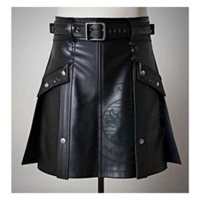 Handmade Leather Kilt for Men  Unique Design  Comfortable, Durable, Adjustable
