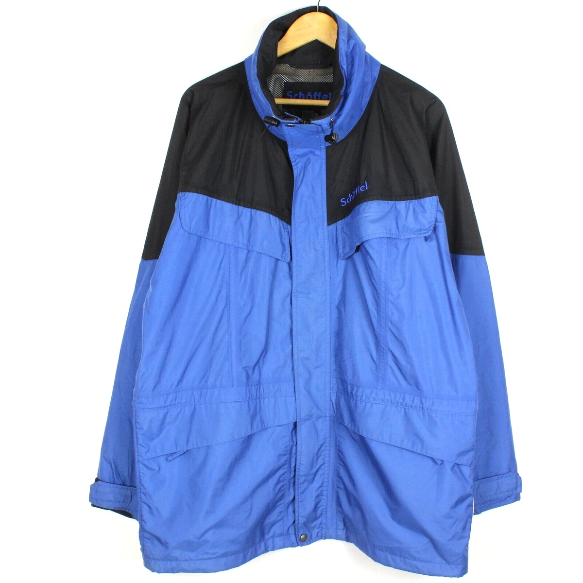 SCHOFFEL Venturi Men s Jacket Size XXL Waterproof Blue Full Zip Pockets s9024