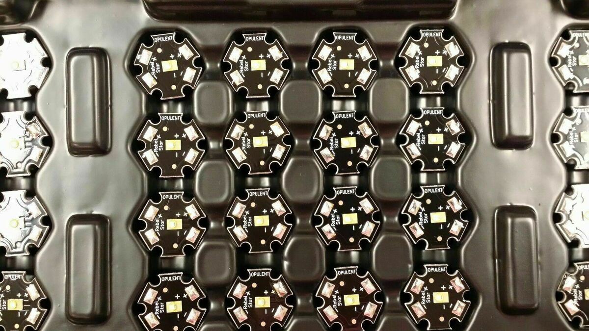 2 PCS) REBEL-STAR-CW100 OPULENT LUXEON Rebel LXLWPWC1 Cool 2 PCS) REBEL-STAR-CW100 OPULENT LUXEON Rebel LXLWPWC1 Cool