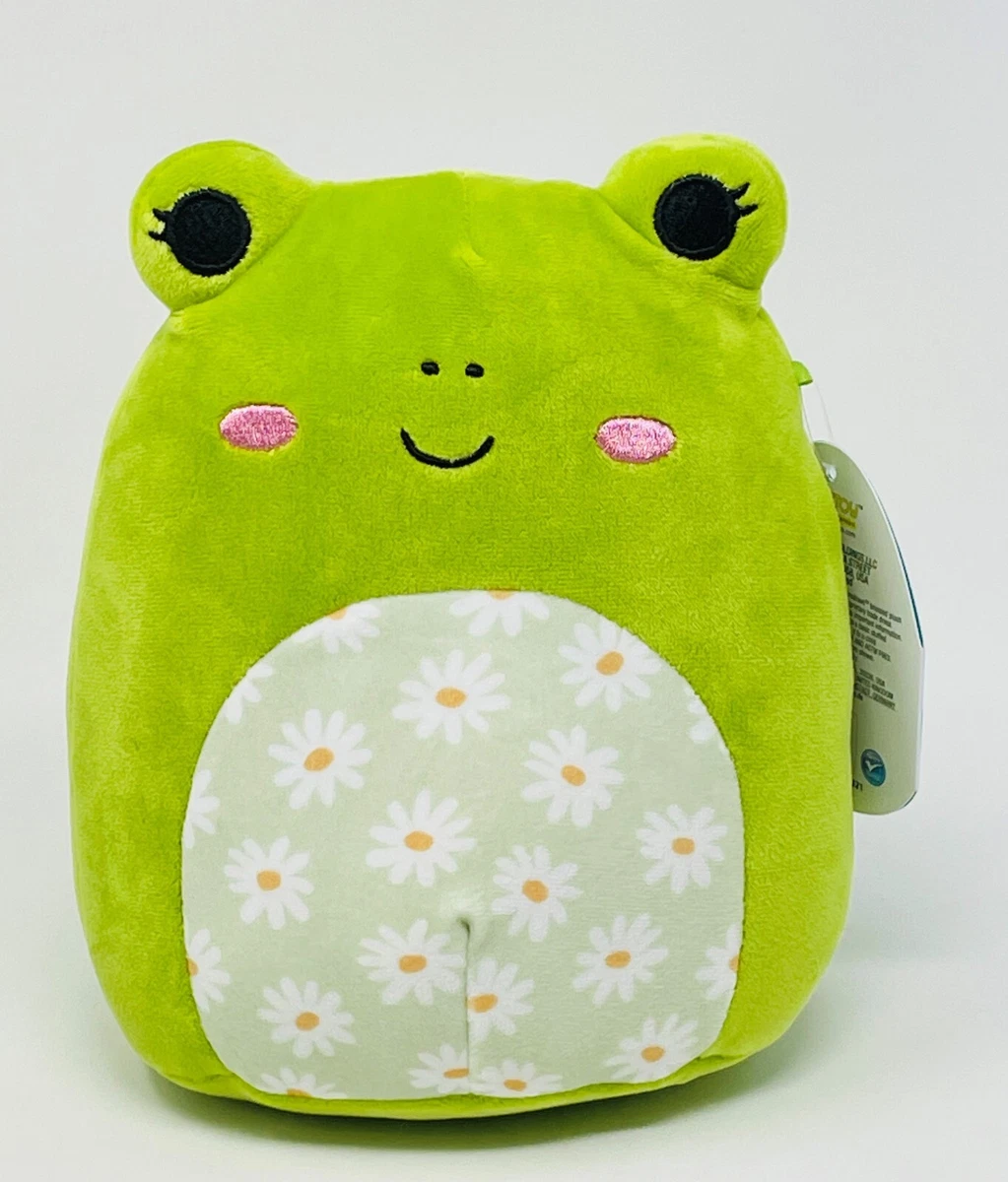 Wendy The Frog 7.5 Inch Floral Daisy Flower Tummy Squishmallow 2022 Summer  Squad