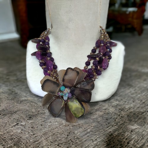 PANNEE genuine Stone Necklace Made In Thailand NWT - Picture 13 of 13