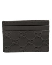 Preloved gucci Card Case Women Black Card Holders One Size