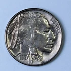 1937 S Buffalo Nickel Lustrous Uncirculated BU UNC Indian Head 5c Coin