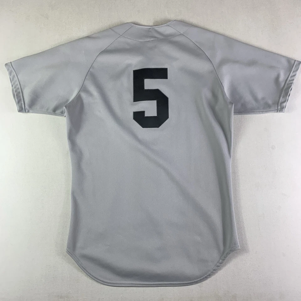 Camiseta de béisbol universitaria Rio Hondo de colección para hombre talla 42 gris #5 abotonada Rawlings Foto 2 de 4