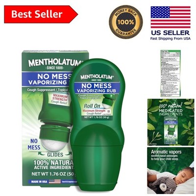 Easy-to-Use Roll-On Vaporizing Rub, 1.76oz | Natural Eucalyptus for Fast Relief
