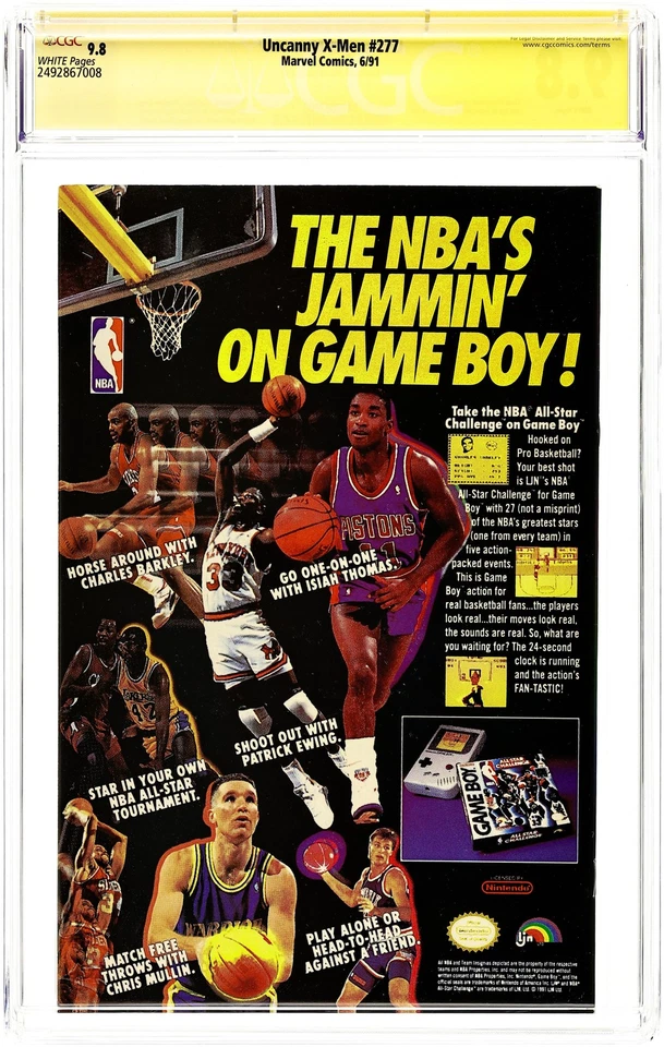 Uncanny X-Men #277D CGC 9.8 SS Jim Lee 1991 2492867008 Foto 2 de 2