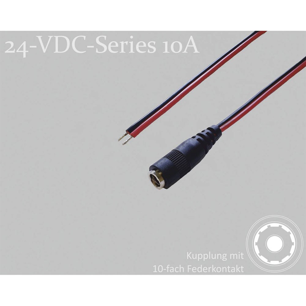 BKL DC Connector tin-plated 5.5mm x 2.5mm 1.5m High strength