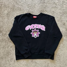 Glo Gang Sweatshirt Mens XL Pullover Chief Keef Rap Music Graphic Print Black