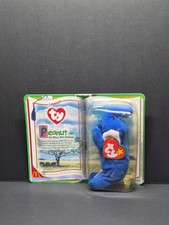 TY McDonald's Teenie Beanie - PEANUT the Royal Blue Elephant 2000  5.5 inch 
