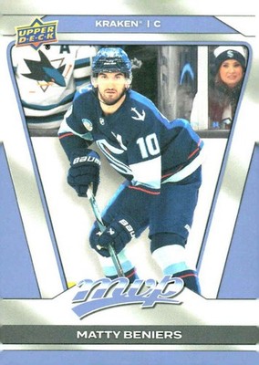 2025-26 Upper Deck MVP #196 Matty Beniers Seattle Kraken | eBay